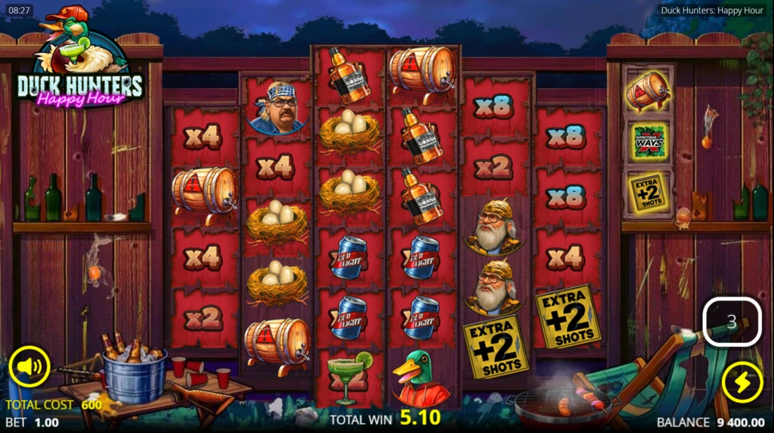 Duck Hunters Happy Hour Big Game Spins